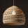 Suspension ronde en rotin naturel E27 Ø60 cm Moderne