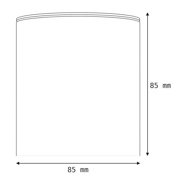 Spot de plafond en aluminium apparent IP44 GU10 en chrome