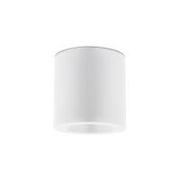 Weißer Aufbauspot Aluminium akzentuiert IP44...