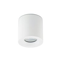 Weißer Aufbauspot Aluminium akzentuiert IP44...
