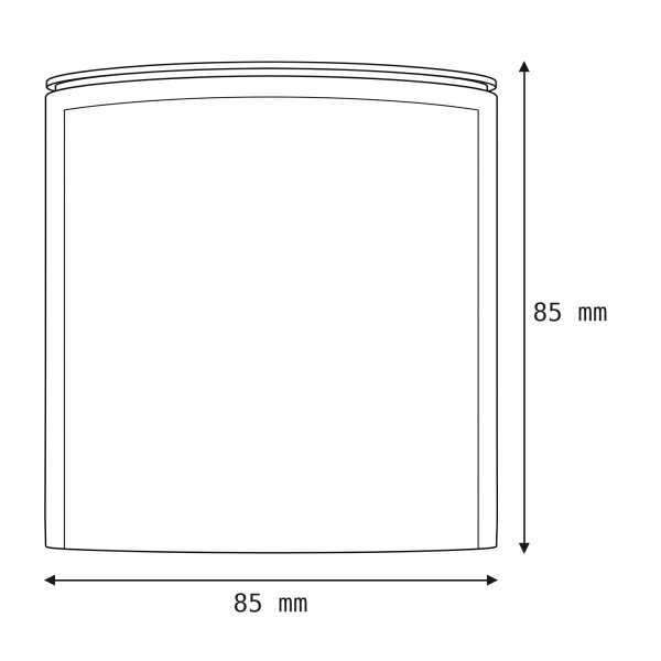 Deckenstrahler Aluminium akzentuiert IP44 GU10 Schwarz