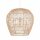 Lampe à suspendre en bambou naturel E27 L:43 cm réglable en hauteur