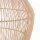 Lampe à suspendre en bambou naturel E27 L:43 cm réglable en hauteur