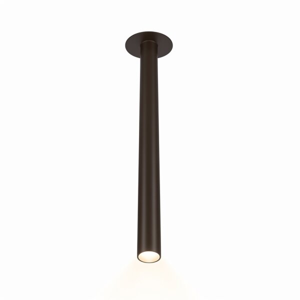 Spot à encastrer métal noir rond H:75 cm G9 Intemporel