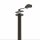 Spot à encastrer métal noir rond H:75 cm G9 Intemporel