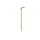 Spot à encastrer en métal doré rond H:75 cm G9 stylé