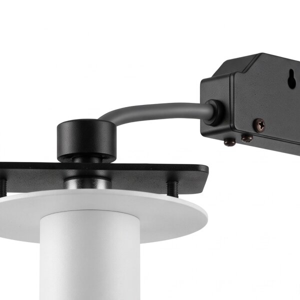 Grand spot encastré en métal rond H:75 cm G9 en blanc