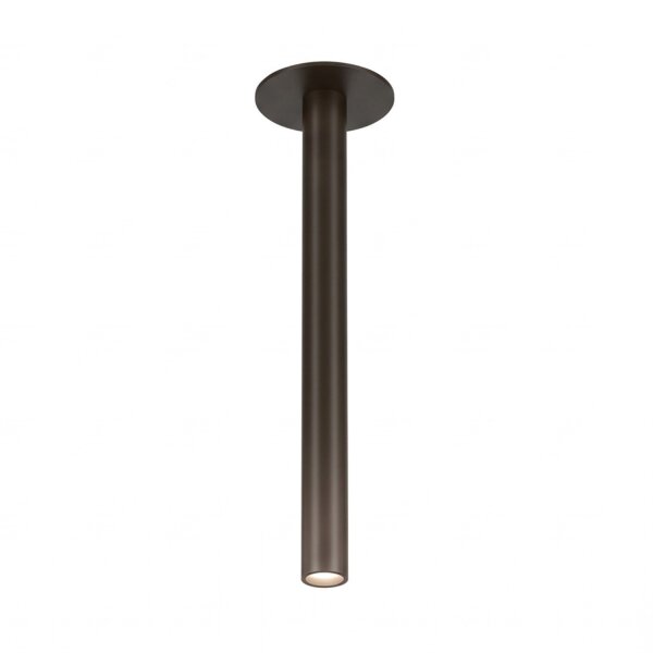 Lampe encastrée ronde en métal H:90 cm G9 jusquà 10 W en noir