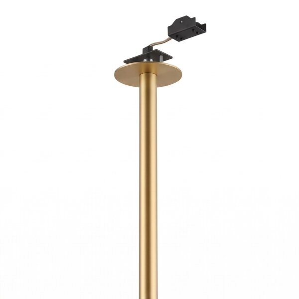 Spot rond encastré Ø6 cm en or G9 accentué