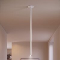 Spot rond encastré Ø6 cm blanc acier G9...