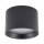 Deckenspot Schwarz Aluminium GX53 IP54 B:10 cm Aufputz