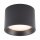 Deckenspot Schwarz Aluminium GX53 IP54 B:10 cm Aufputz