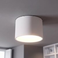 Deckenstrahler Weiß Aluminium GX53 IP54 B:10 cm...