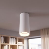 Spot de plafond apparent m&eacute;tal GU10 L:5,5 cm rond...