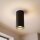 Spot de plafond noir métal GU10 5,5 cm accentué