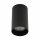 Spot de plafond noir métal GU10 5,5 cm accentué