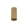 Eleganter Aufbauspot Stahl in Gold GU10 Ø5,5 cm rund
