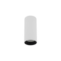 Deckenspot Schwarz Weiß Metall GU10 Ø5,5 cm...
