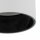 Deckenspot Schwarz Weiß Metall GU10 Ø5,5 cm Aufputz