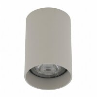 Spot de plafond gris métal GU10 rond Ø5,5...