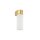 Wandleuchte Glas Aluminium G9 IP44 T:7 cm in Messing