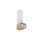 Wandleuchte Glas Aluminium G9 IP44 T:7 cm in Messing