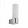 Wandleuchte Glas Aluminium G9 IP44 H:16,5 cm in Chrom