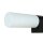 Schwarze Up Down Wandlampe blendarm G9 IP44 H:29,5 cm