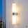 Up Down Wandlampe blendarm in Chrom G9 IP44 H:29,5 cm