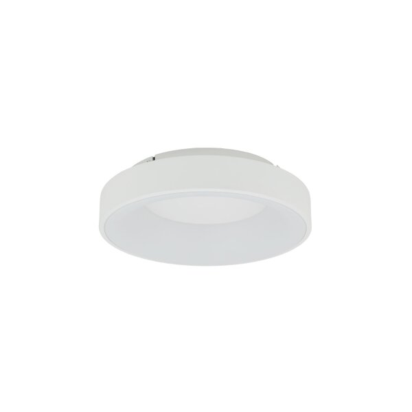 Plafonnier LED blanc métal Ø 38 cm 2700 lm 32 W