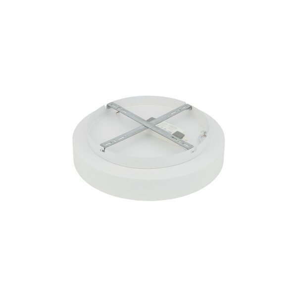 Plafonnier LED blanc métal Ø 38 cm 2700 lm 32 W