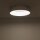 Plafonnier LED blanc métal Ø 38 cm 2700 lm 32 W