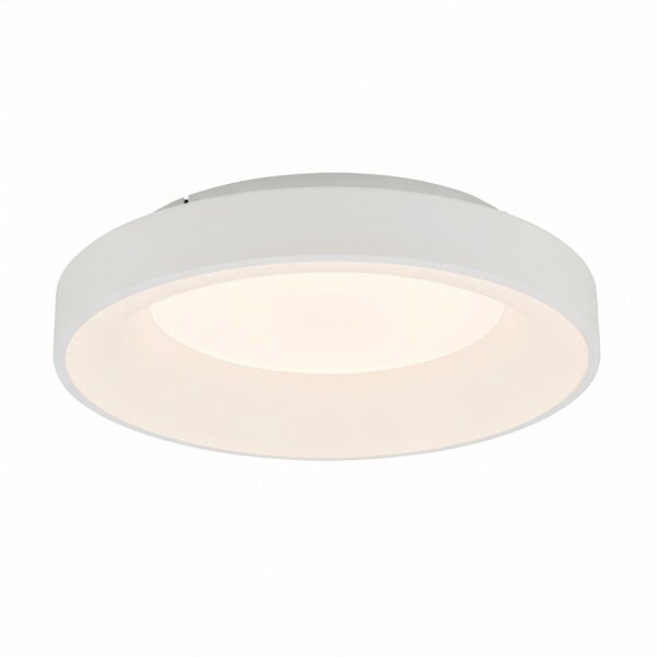 Plafonnier LED à faible éblouissement Blanc Métal Ø48 cm 4300 lm
