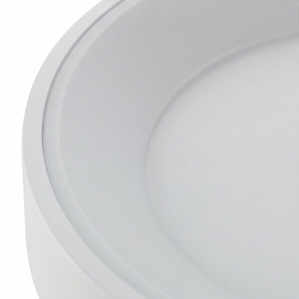 Plafonnier LED à faible éblouissement Blanc Métal Ø48 cm 4300 lm