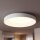 Plafonnier LED Blanc Métal Ø60 cm rond 3000 K blanc chaud