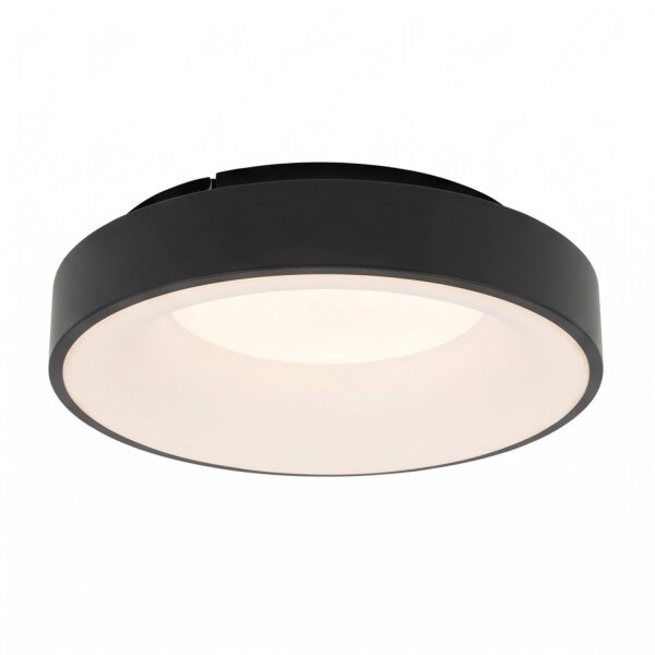 Blendarme LED Plafonnier Noir Métal Ø38 cm 3000 K