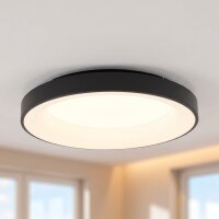 Plafonnier LED métal 60 W noir faible...