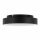 Runde LED Deckenlampe Schwarz Ø38 cm wohnlich blendarm