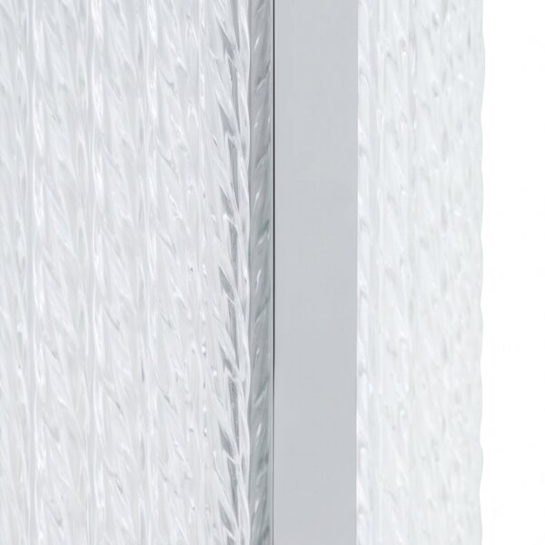 LED Wandlampe Metall Glas in Chrom IP44 H:30 cm 4000 K