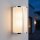 LED Wandlampe Metall Glas in Chrom IP44 H:30 cm 4000 K