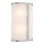 LED Wandlampe Metall Glas in Chrom IP44 H:30 cm 4000 K