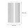 LED Wandlampe Metall Glas in Chrom IP44 H:30 cm 4000 K