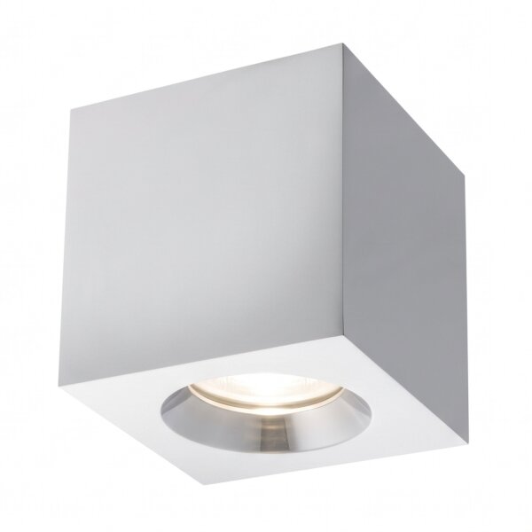 Kleiner Deckenspot Aluminium Glas IP44 B:8,5 cm Chrom