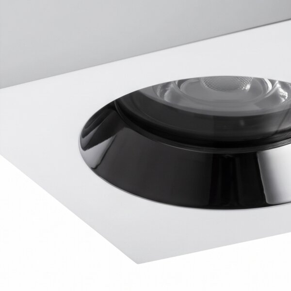 Kleiner Deckenspot Aluminium Glas IP44 B:8,5 cm Chrom