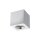 Petit spot de plafond aluminium verre IP44 L:8,5 cm Chrome