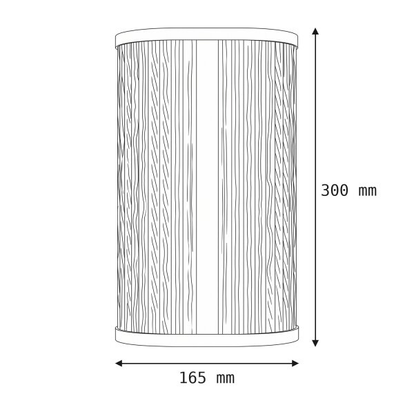 LED Wandlampe Metall Glas in Messing IP44 T:11,5 cm