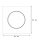Petit spot de plafond aluminium verre IP44 L:8,5 cm noir