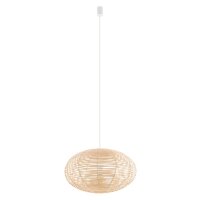 Wohnliche Pendelleuchte Rattan E27 &Oslash;60 cm dekorativ