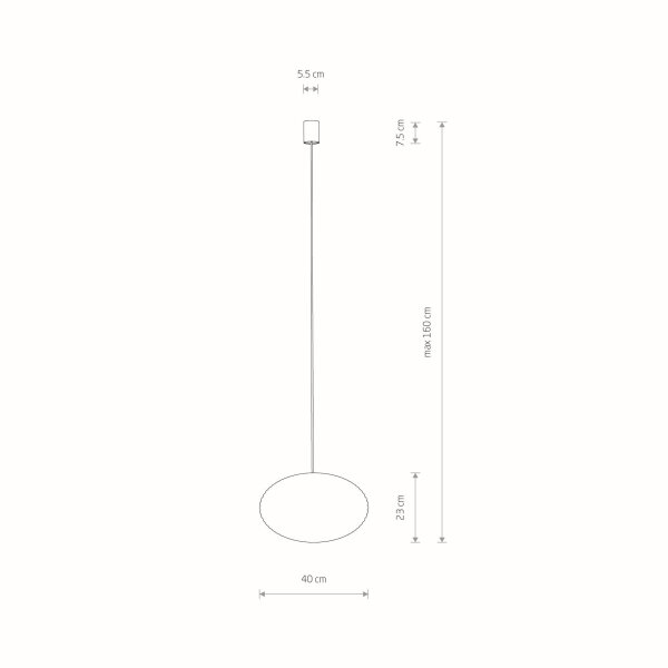 Suspension confortable en rotin E27 Ø40 cm décoratif