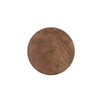 Applique LED bois foncé ronde Ø15 cm 60 lm...